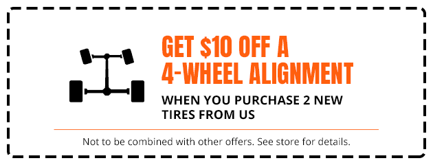 $10 off a 4-wheel alignment
